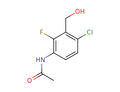 N-(4-chloro-2-fluoro-3-(hydroxymethyl)phenyl)acetamide