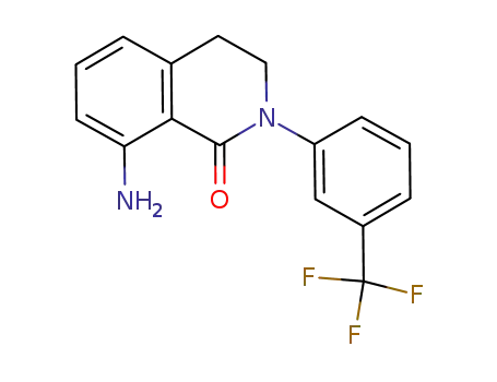 8-amino-2-(3-(trifluoromethyl)phenyl)-3,4-dihydroisoquinolin-1(2H)-one