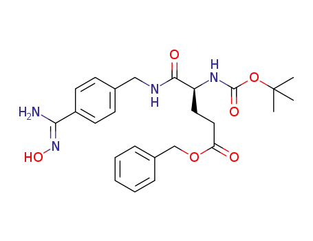 (S,Z)-benzyl 4-(tert-butoxycarbonylamino)-5-(4-(N'-hydroxycarbamimidoyl)benzylamino)-5-oxopentanoate