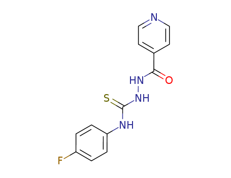 4-Pyridinecarboxylic acid, 2-[[(4-fluorophenyl)amino]thioxomethyl]hydrazide