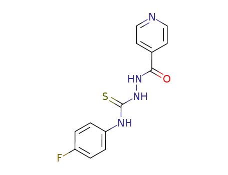 4-Pyridinecarboxylic acid,
2-[[(4-fluorophenyl)amino]thioxomethyl]hydrazide