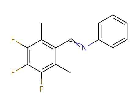 N-[(3,4,5-trifluoro-2,6-dimethylphenyl)methylene]aniline