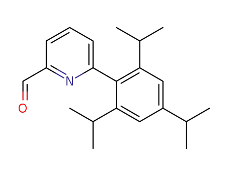 Molecular Structure of 1433897-26-7 (6-(2,4,6-triisopropylphenyl)-2-pyridinecarboxaldehyde)