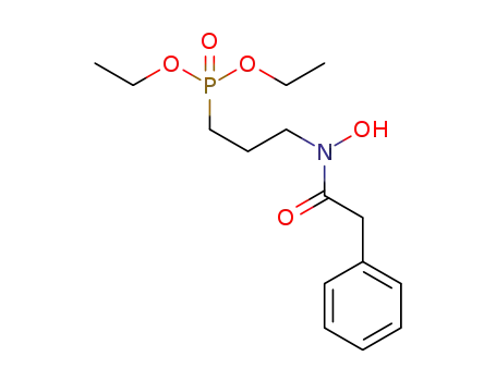 diethyl 3-(N-hydroxy-2-phenylacetamido)propylphosphonate