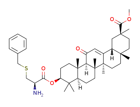 methyl (3β)-3-(((benzylthio)-[(2L)-amino]acetyl)oxy)-11-oxoolean-12-en-30-oate