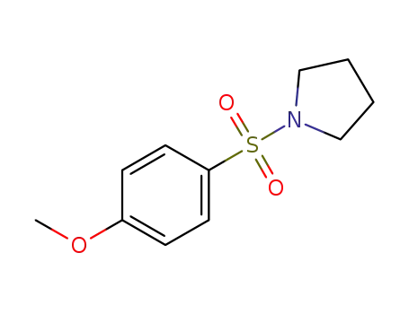 Molecular Structure of 335215-12-8 (1-((4-methoxyphenyl)sulfonyl)pyrrolidine)