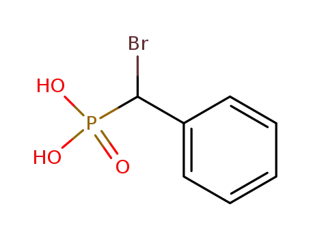 Molecular Structure of 40962-35-4 (Phosphonic acid, (bromophenylmethyl)-)