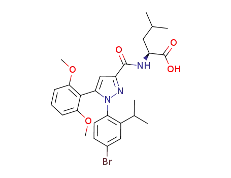N-{[1-(4-bromo-2-isopropylphenyl)-5-(2,6-dimethoxyphenyl)-1H-pyrazol-3-yl]carbonyl}-L-leucine