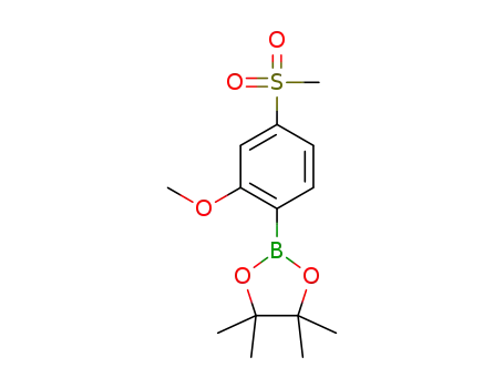 2-(2-methoxy-4-(methylsulfonyl)phenyl)-4,4,5,5-tetramethyl-1,3,2-dioxaborolane
