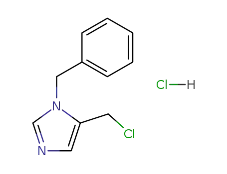 Molecular Structure of 82830-36-2 (1-(benzyl)-5-(chloromethyl)imidazole hydrochloride)