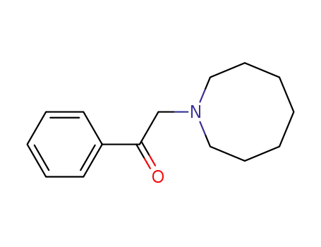 Molecular Structure of 115217-25-9 (Ethanone, 2-(hexahydro-1(2H)-azocinyl)-1-phenyl-)