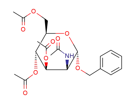 phenylmethyl 3,4,6-tri-O-acetyl-2-acetylamino-2-deoxy-α-D-mannopyranoside