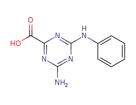 4-amino-6-(phenylamino)-1,3,5-triazine-2-carboxylic acid