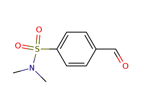 Molecular Structure of 54049-92-2 (4-Formyl-N,N-dimethyl-benzenesulfonamide)