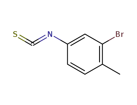벤젠, 2-브로모-4-이소티오시아네이토-1-메틸-(9CI)