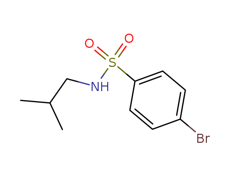 Benzenesulfonamide, 4-bromo-N-(2-methylpropyl)- cas  7510-83-0