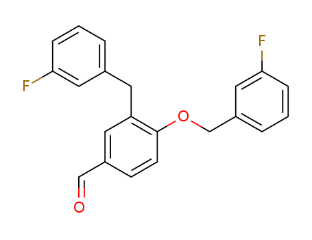 3-(3-Fluorobenzyl)-4-((3-fluorobenzyl)oxy)benzaldehyde