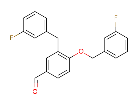 3-(3-Fluorobenzyl)-4-((3-fluorobenzyl)oxy)benzaldehyde