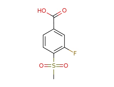 Benzoic acid, 3-fluoro-4-(methylsulfonyl)-