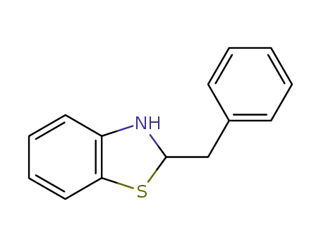 Molecular Structure of 31230-89-4 (2-benzyl-2,3-dihydrobenzo[d]thiazole)