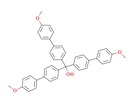 Hydroxy-tris-(4'-methoxy-biphenylyl-<sup>(4)</sup>)-methan