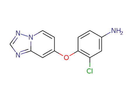 4-([1,2,4]triazolo[1,5-a]pyridin-7-yloxy)-3-chloroaniline