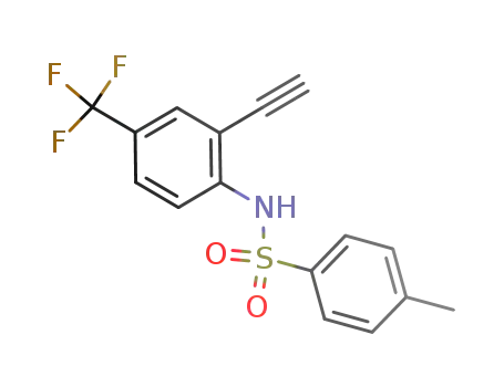 N-(2-ethynyl-4-(trifluoromethyl)phenyl)-4-methylbenzenesulfonamide
