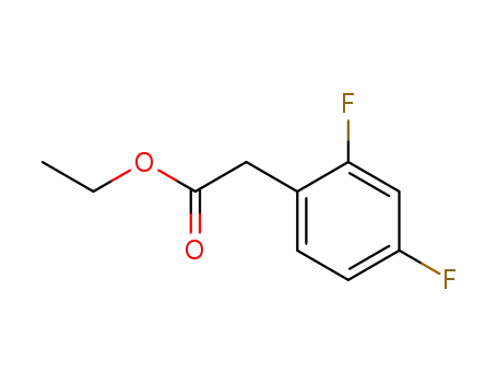 Molecular Structure of 129409-54-7 (ethyl 2-(2,4-difluorophenyl)acetate)