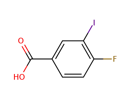 Molecular Structure of 403-18-9 (4-FLUORO-3-IODOBENZOIC ACID)
