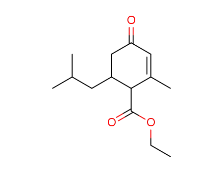 ethyl-6-isobutyl-2-methyl-4-oxocyclohex-2-ene-1-carboxylate