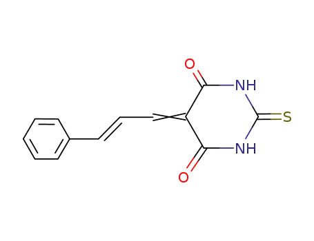 5-[(E)-3-phenylprop-2-enylidene]-2-sulfanylidene-1,3-diazinane-4,6-dione