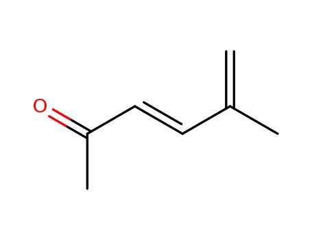 Molecular Structure of 20432-49-9 (3,5-Hexadien-2-one, 5-methyl-, (E)- (8CI,9CI))