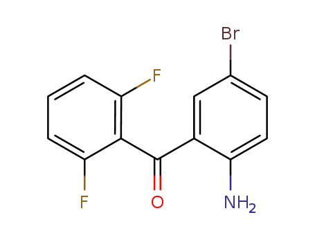 Molecular Structure of 660450-79-3 (2-Amino-5-bromo-2',6'-difluoro benzophenone)