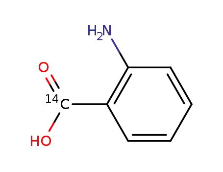 Molecular Structure of 5848-20-4 (ANTHRANILIC ACID, [CARBOXYL-14C])