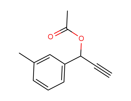 Molecular Structure of 1191267-32-9 (1-(3-methylphenyl)-2-propynyl acetate)