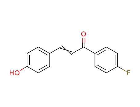 Molecular Structure of 7397-22-0 (1-(4-FLUOROPHENYL)-3-(4-HYDROXYPHENYL)-2-PROPEN-1-ONE)
