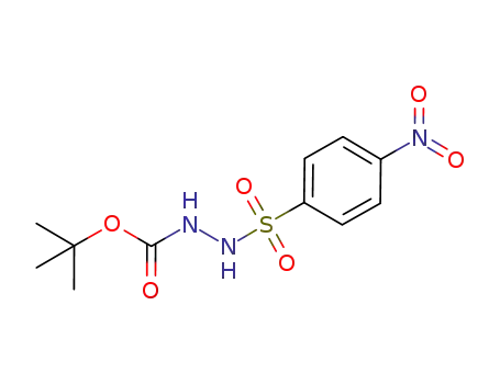 Molecular Structure of 333440-71-4 (1-Boc-2-(4-nitrobenzenesulfonyl)hydrazine)