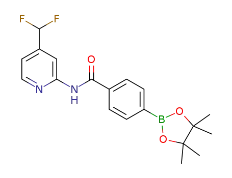 N-(4-(difluoromethyl)pyridin-2-yl)-4-(4,4,5,5-tetramethyl-1,3,2-dioxaborolan-2-yl)benzamide