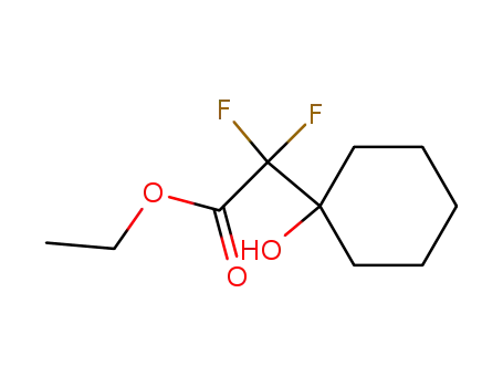 Molecular Structure of 92207-61-9 (ethyl 2,2-difluoro-2-(1-hydroxycyclohexyl)acetate)