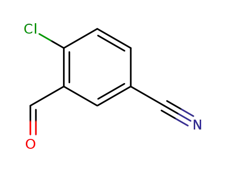 Molecular Structure of 105191-41-1 (4-CHLORO-3-FORMYL-BENZONITRILE)