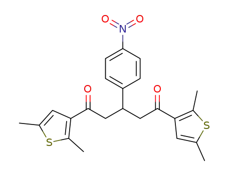 1,5-bis(2,5-dimethylthiophen-3-yl)-3-(4-nitrophenyl)pentane-1,5-dione