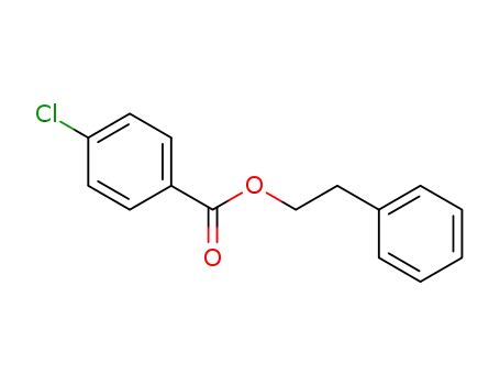 Molecular Structure of 43047-95-6 (2-phenylethyl 4-chlorobenzoate)