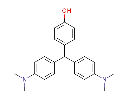 Molecular Structure of 652-46-0 (4-{bis[4-(dimethylamino)phenyl]methyl}phenol)