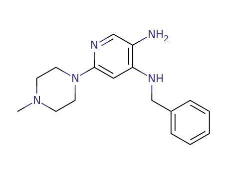 N-4-benzyl-6-(4-methyl-piperazin-1-yl)-pyridine-3,4-diamine