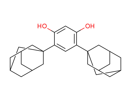 Molecular Structure of 367279-75-2 (4,6-bis(1-adamantyl)-1,3-dihydroxybenzene)