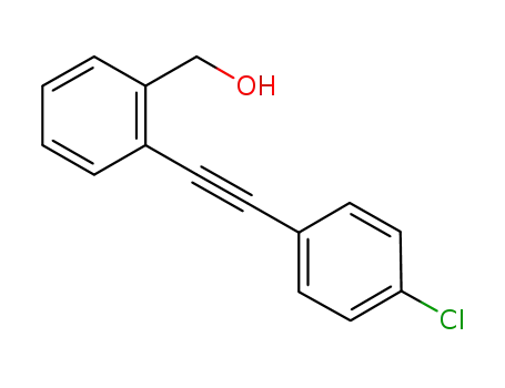 [2-(4-chlorophenylethynyl)phenyl]methanol