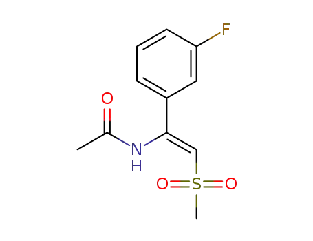 (Z)-N-(1-(3-fluorophenyl)-2-(methylsulfonyl)vinyl)acetamide