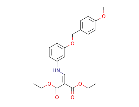diethyl 2-(((3-((4-methoxybenzyl)oxy)phenyl)amino)methylene)malonate