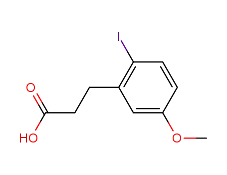 β-(2-iodo-5-methoxyphenyl)propionic acid