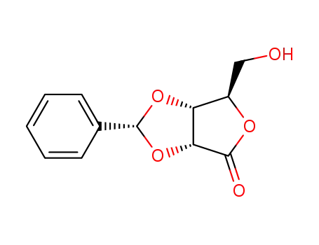 (-)-2,3-O-<(R)-Benzyliden>-D-ribonsaeure-γ-lacton